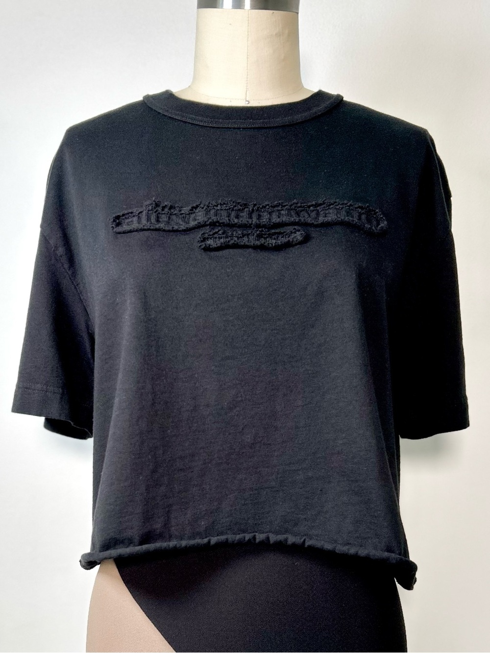 Alexander Wang Cropped T_3D Logo
